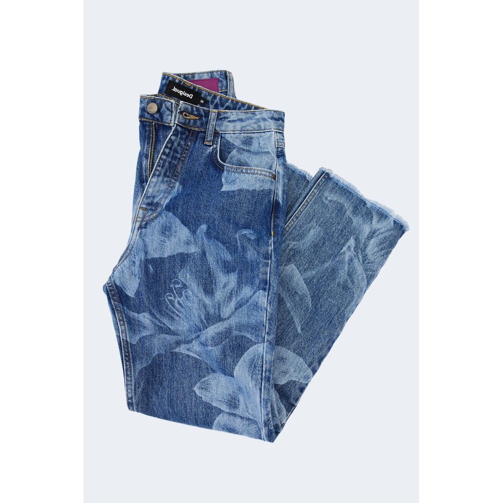 Desigual Blue Cotton Jeans & Pant - 34 | XXS