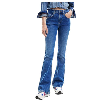 Desigual Blue Cotton Jeans & Pant - 34 | XXS