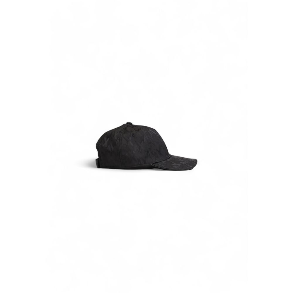 Armani Exchange Black Polyester Hats & Cap - UNI