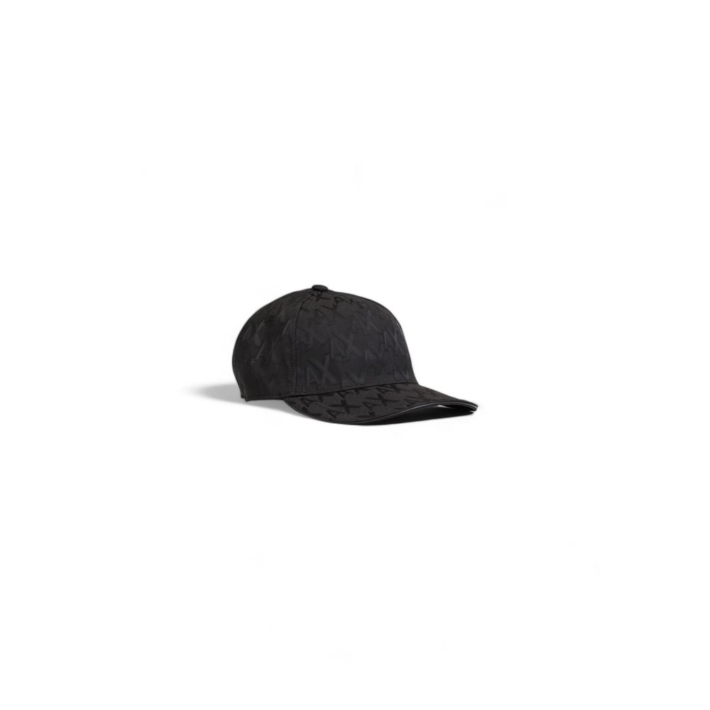 Armani Exchange Black Polyester Hats & Cap - UNI