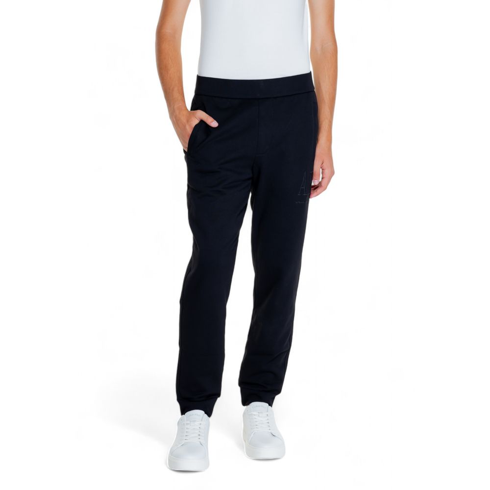 Armani Exchange Black Cotton Jeans & Pant