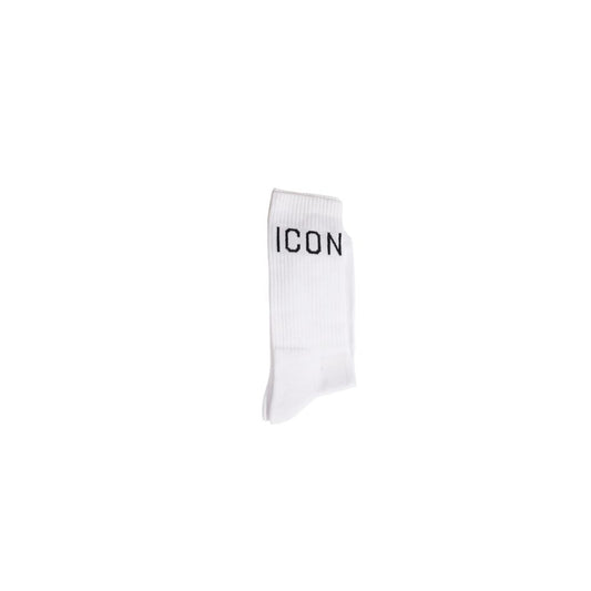 Icon White Cotton Sock - One Size