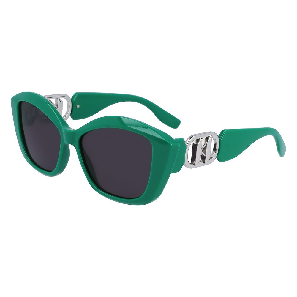 Karl Lagerfeld Green Injected Sunglasses