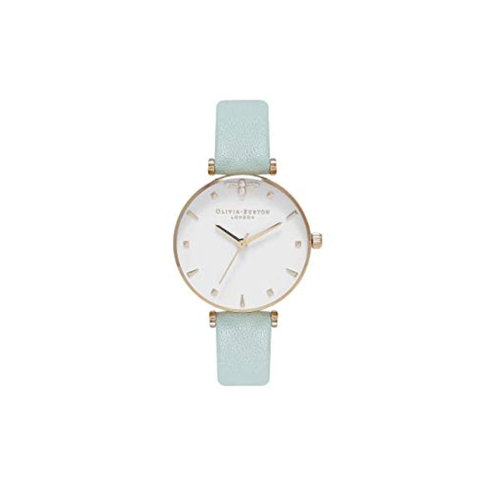 Olivia Burton Green Leather Leather Watch