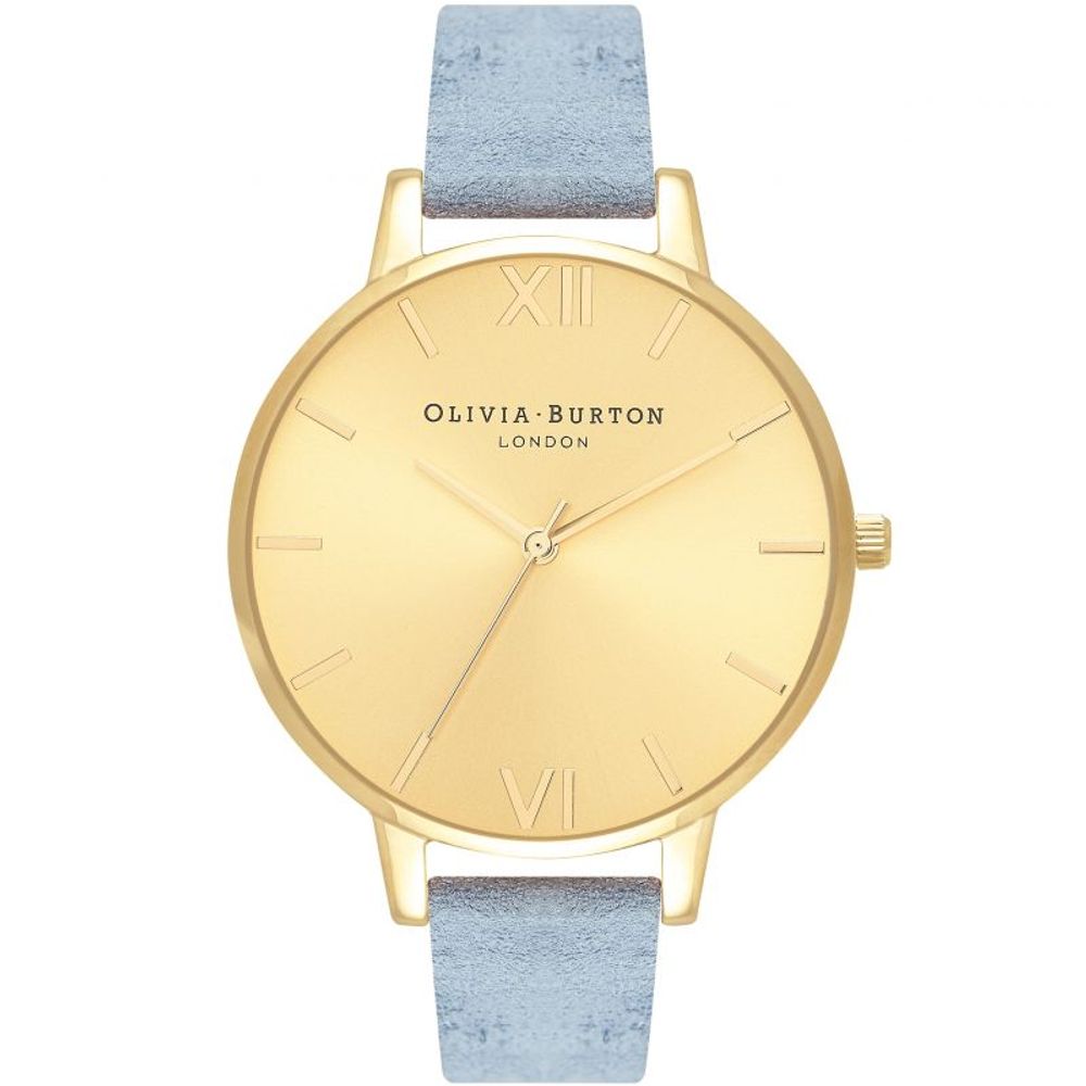 Olivia Burton Blue Leather Leather Watch