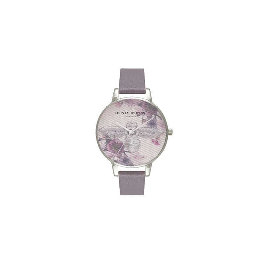 Olivia Burton Gray Leather Leather Watch