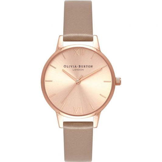 Olivia Burton Brown Leather Leather Watch