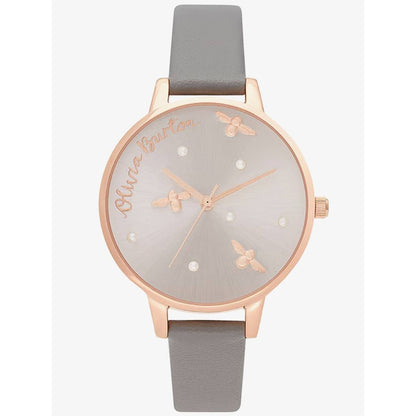 Olivia Burton Gray Leather Leather Watch