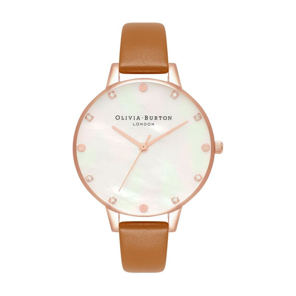 Olivia Burton Brown Leather Leather Watch