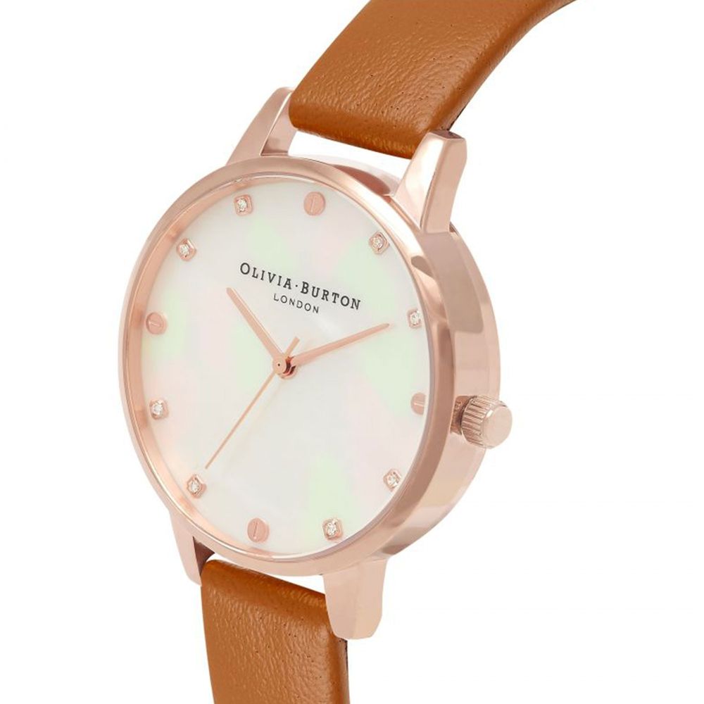 Olivia Burton Brown Leather Leather Watch