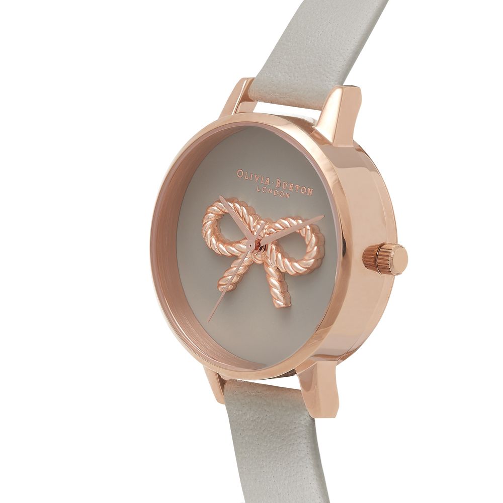 Olivia Burton Gray Leather Leather Watch