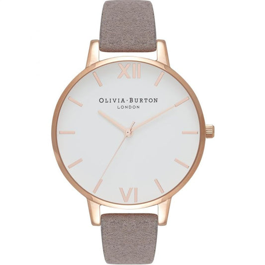 Olivia Burton Gray Leather Leather Watch