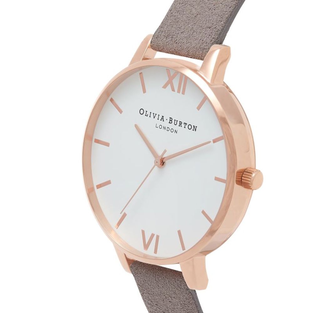 Olivia Burton Gray Leather Leather Watch