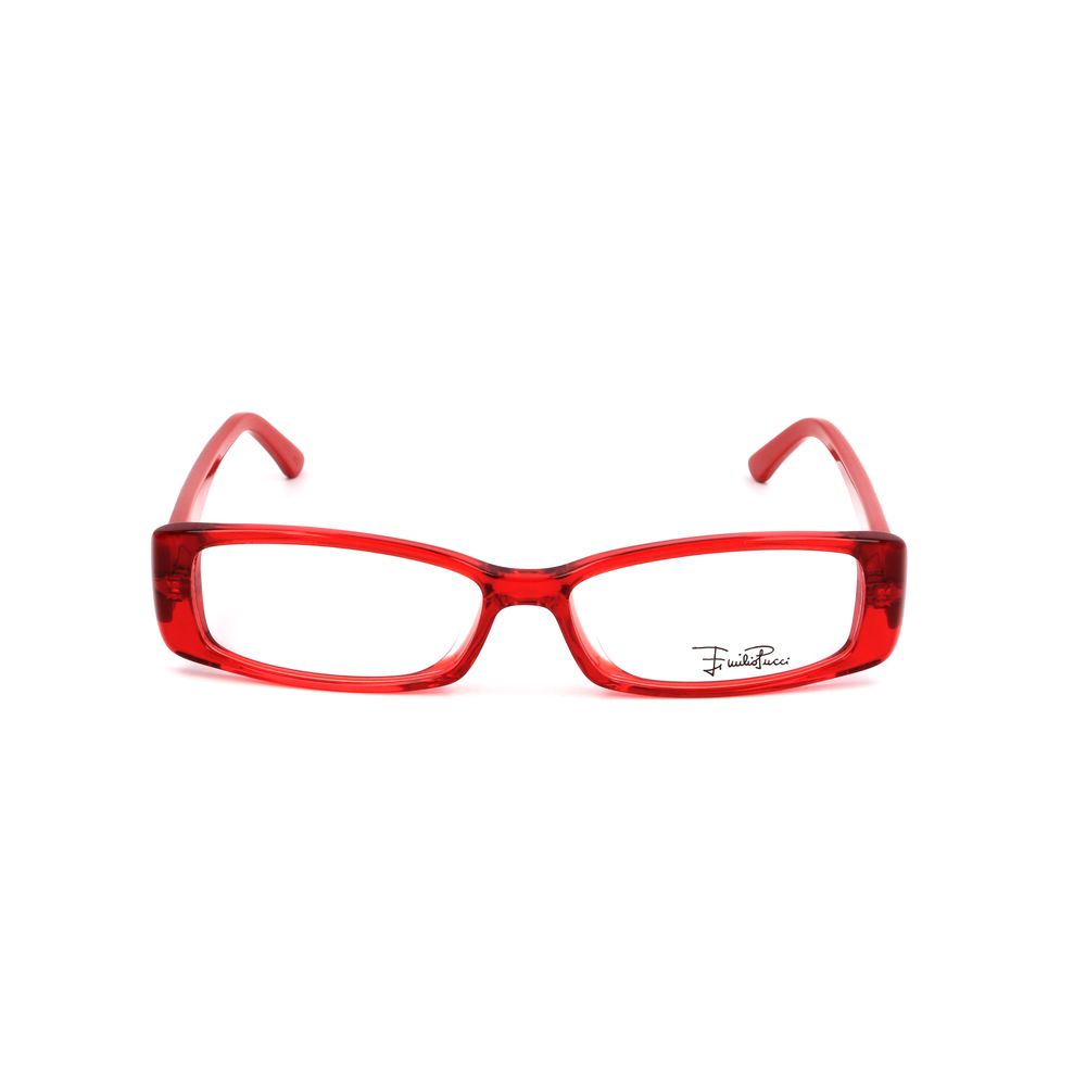 Emilio Pucci Red Plastic Frames