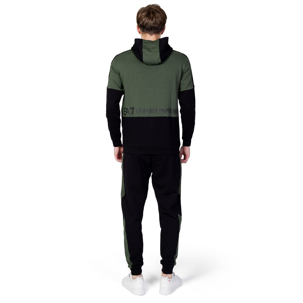 EA7 Emporio Armani Green Cotton Sweatsuit - IT44 | S