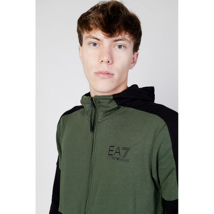 EA7 Emporio Armani Green Cotton Sweatsuit - IT44 | S