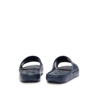 Hugo Boss Blue Rubber Sandal - EU39/US6