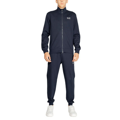 EA7 Emporio Armani Blue Cotton Sweatsuit - IT54 | XXL