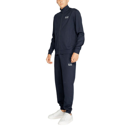 EA7 Emporio Armani Blue Cotton Sweatsuit - IT54 | XXL