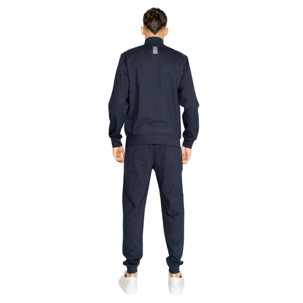 EA7 Emporio Armani Blue Cotton Sweatsuit - IT54 | XXL