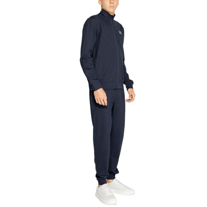 EA7 Emporio Armani Blue Cotton Sweatsuit - IT54 | XXL