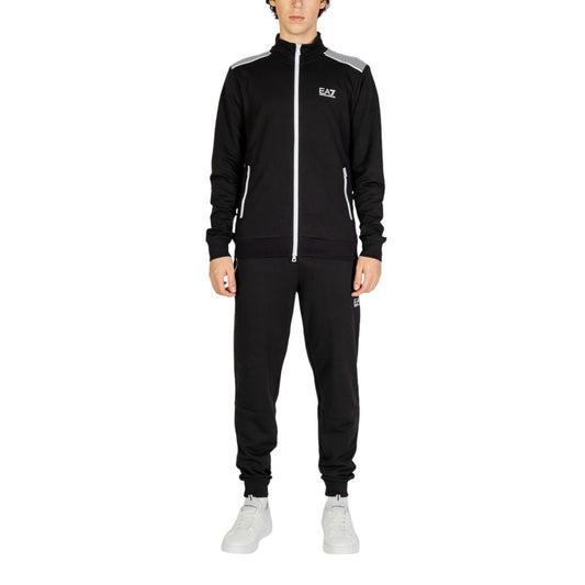 EA7 Emporio Armani Black Cotton Sweatsuit - IT44 | S