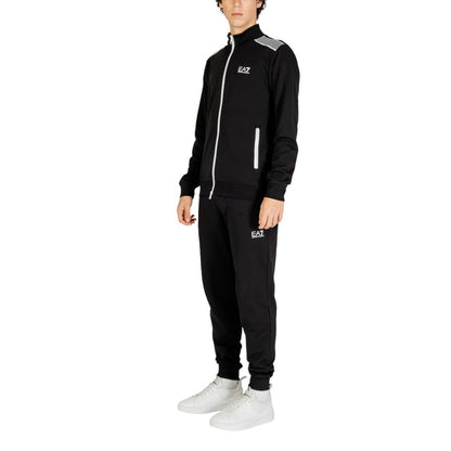 EA7 Emporio Armani Black Cotton Sweatsuit - IT44 | S