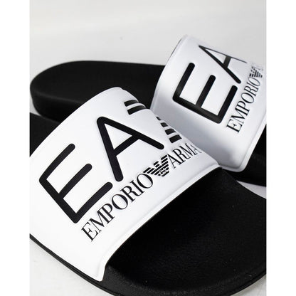 EA7 Emporio Armani Black And White Polyethylene Sandal - EU36/US6