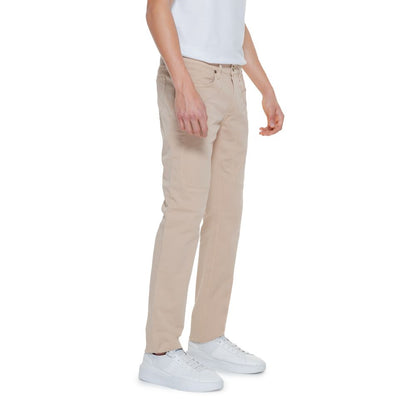 Jeckerson Beige Cotton Jeans & Pant