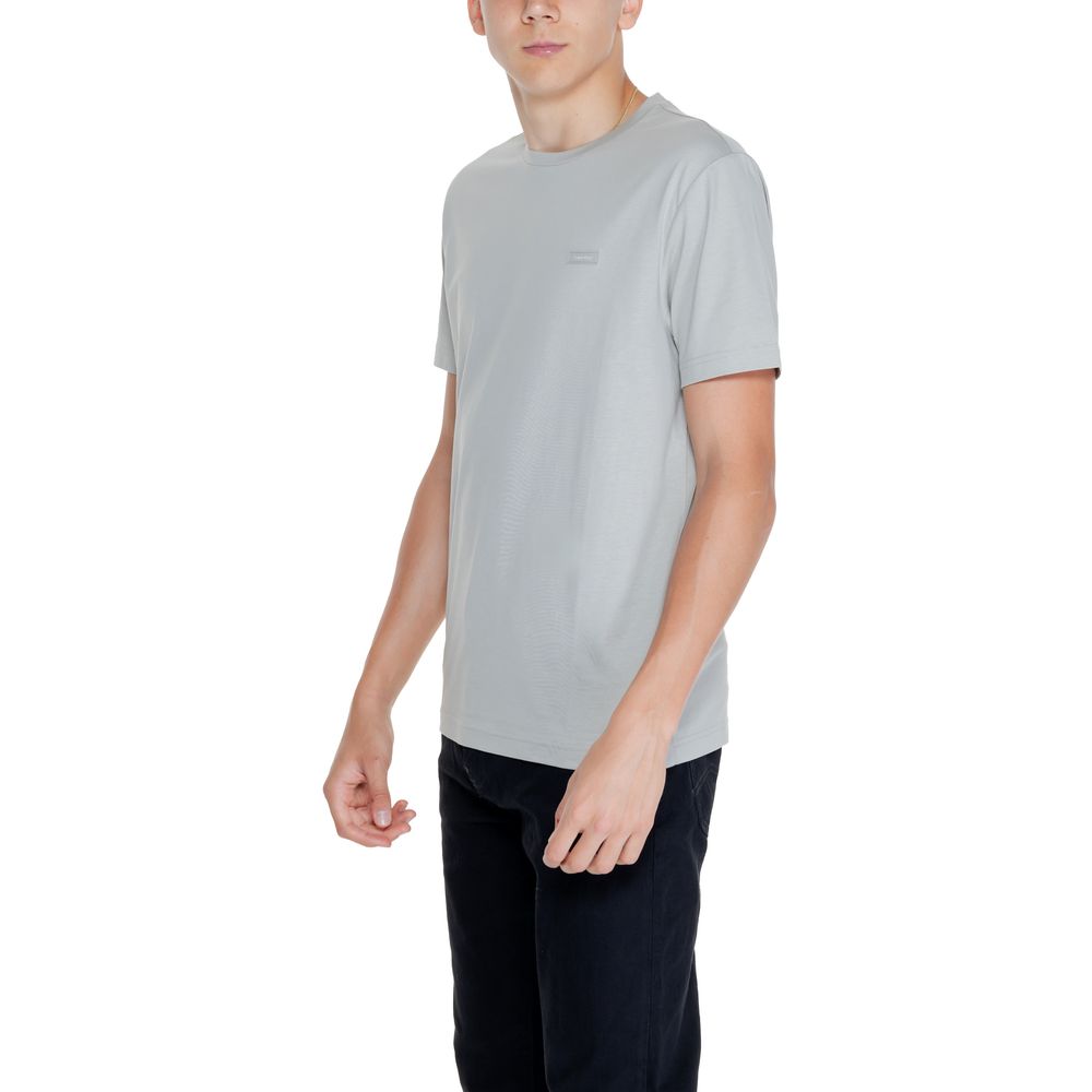 Calvin Klein Gray Cotton T-Shirt - IT48 | L