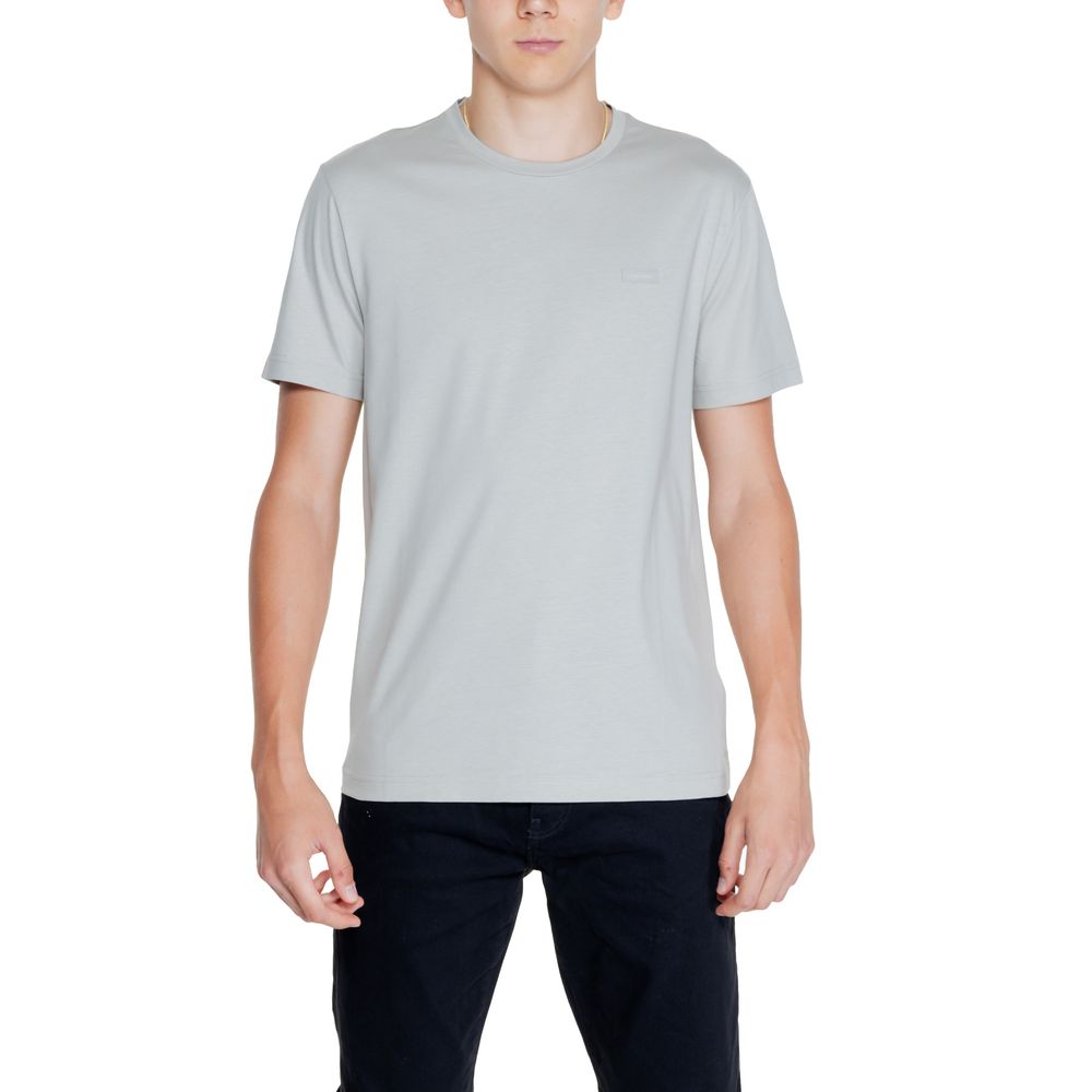 Calvin Klein Gray Cotton T-Shirt - IT48 | L