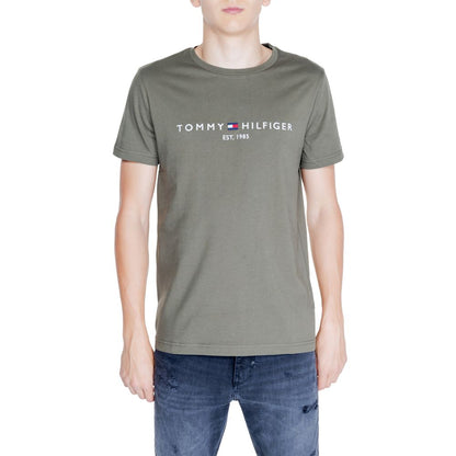 Tommy Hilfiger Green Cotton T-Shirt