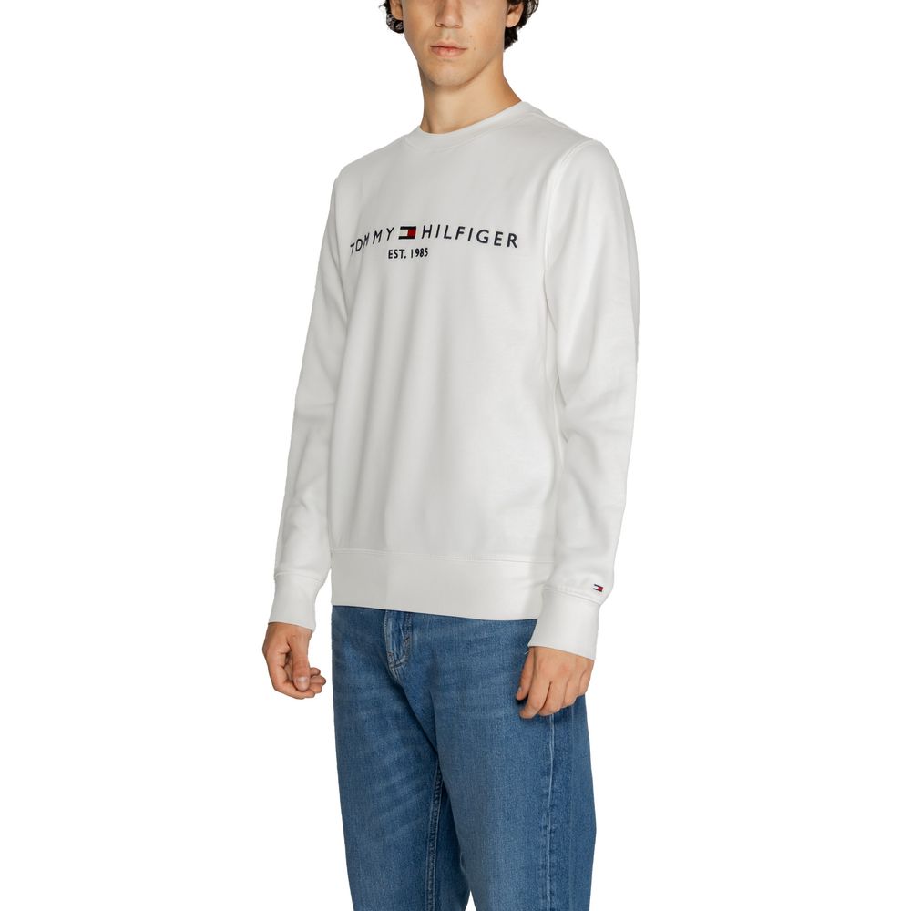 Tommy Hilfiger White Organic Cotton Sweater