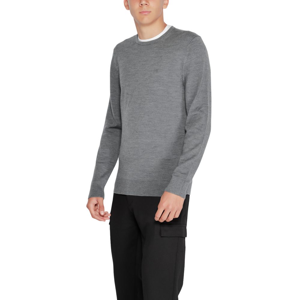 Calvin Klein Gray Recycled Wool T-Shirt