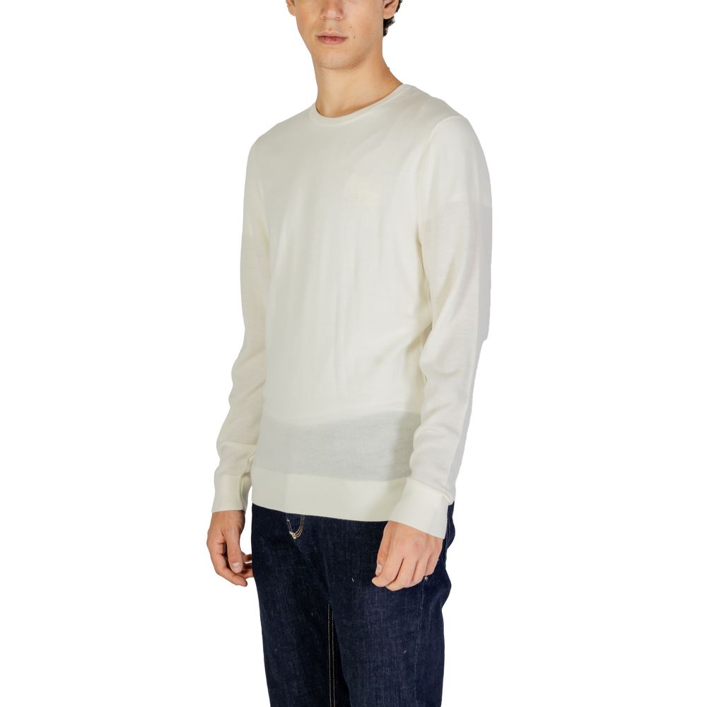 Calvin Klein Cream Recycled Wool T-Shirt