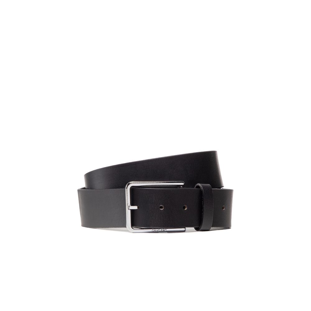 Calvin Klein Black Leather Belt - 110 cm / 44 Inches