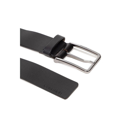 Calvin Klein Black Leather Belt - 110 cm / 44 Inches