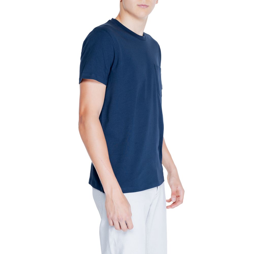 Peuterey Blue Cotton T-Shirt