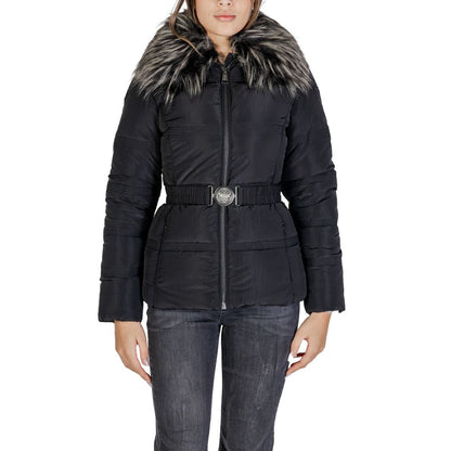 Guess Black Polyamide Jackets & Coat - IT42|M