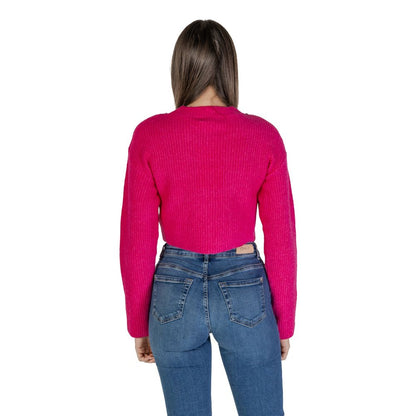 Only Pink Polyester Polyester Sweater