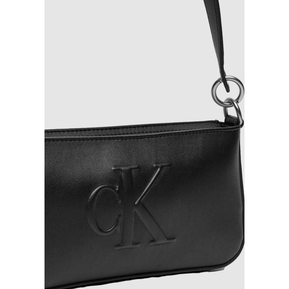 Calvin Klein Jeans Black Polyethylene Handbag