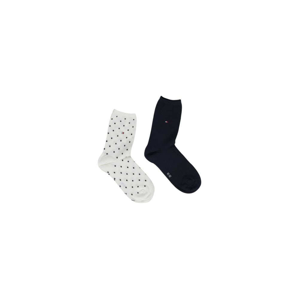 Tommy Hilfiger White Cotton Tights & Sock - 39-42