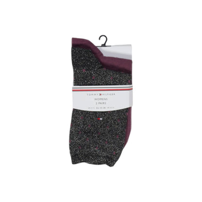 Tommy Hilfiger Black Cotton Tights & Sock