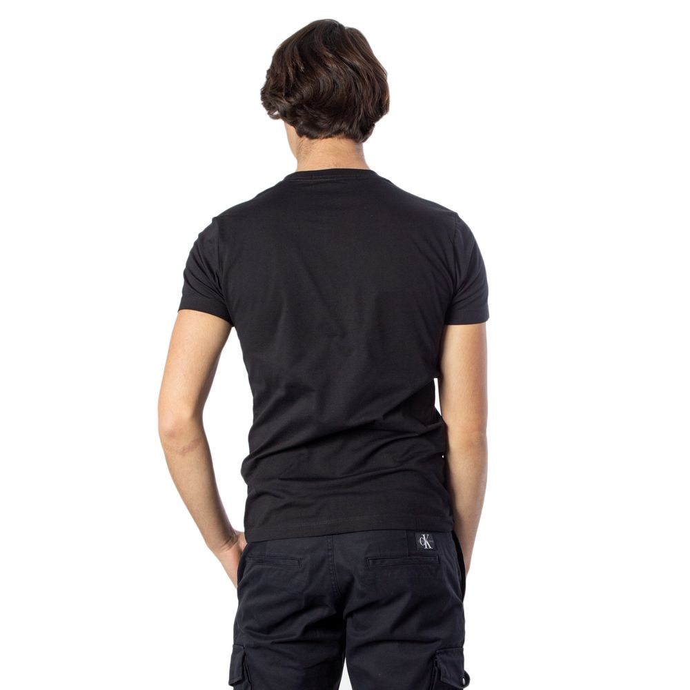 Calvin Klein Jeans Black Cotton T-Shirt - IT54 | XXL