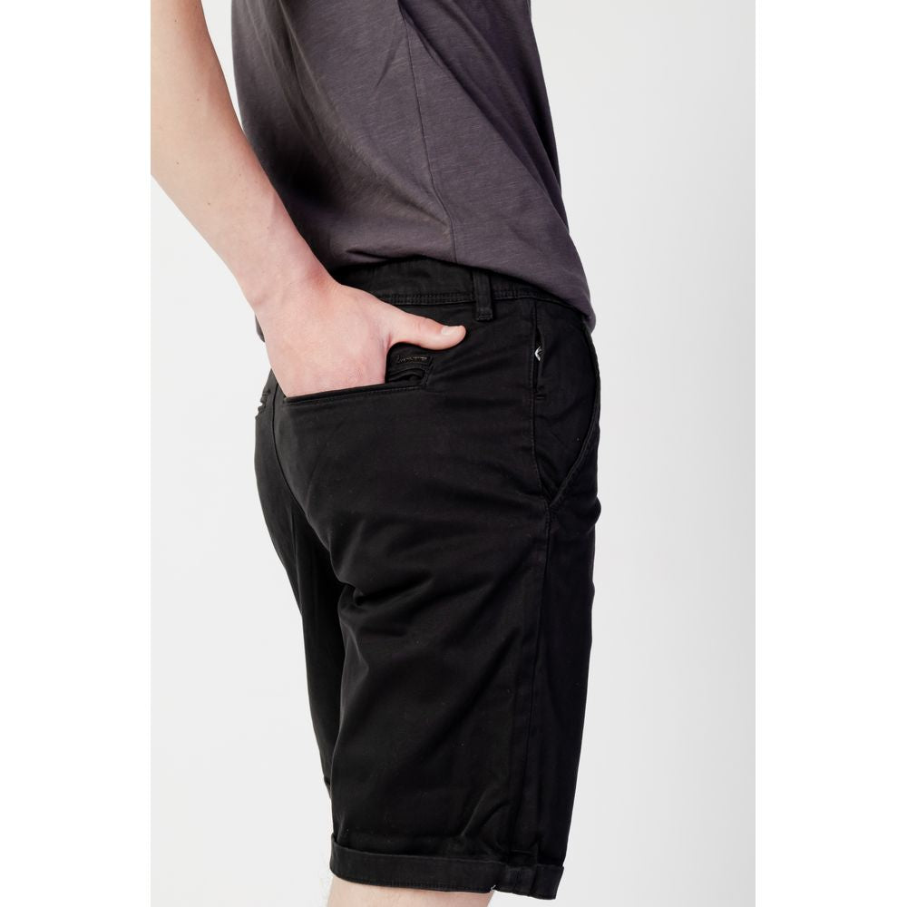 Jack Jones Black Cotton Short - IT44 | S