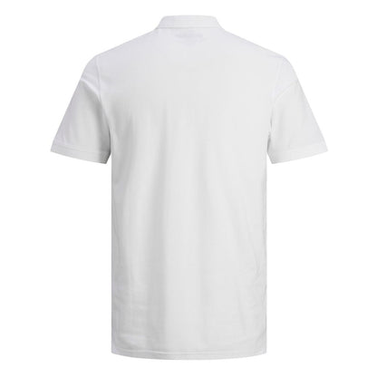 Jack Jones White Cotton Polo Shirt - IT44 | S