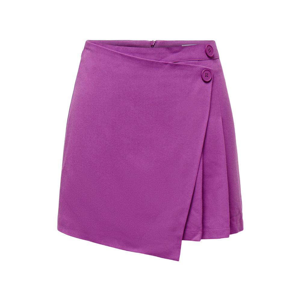 Only Purple Polyester Skirt - IT36|XXS