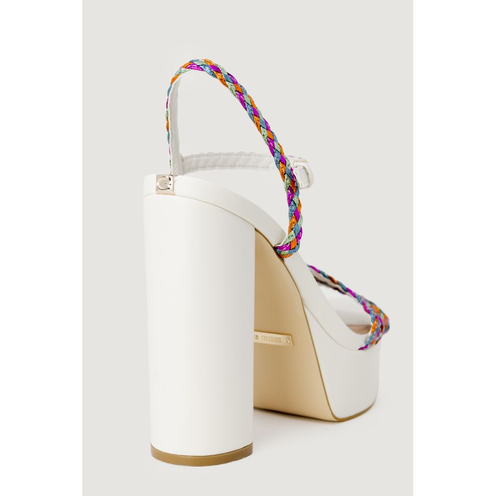 Guess White Polyester Sandals - EU41/US11