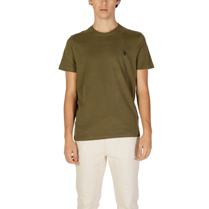 U.S. POLO ASSN. Green Cotton T-Shirt - IT44 | S