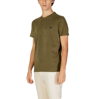 U.S. POLO ASSN. Green Cotton T-Shirt - IT44 | S